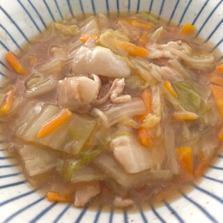 白菜と豚バラの和風あんかけ煮